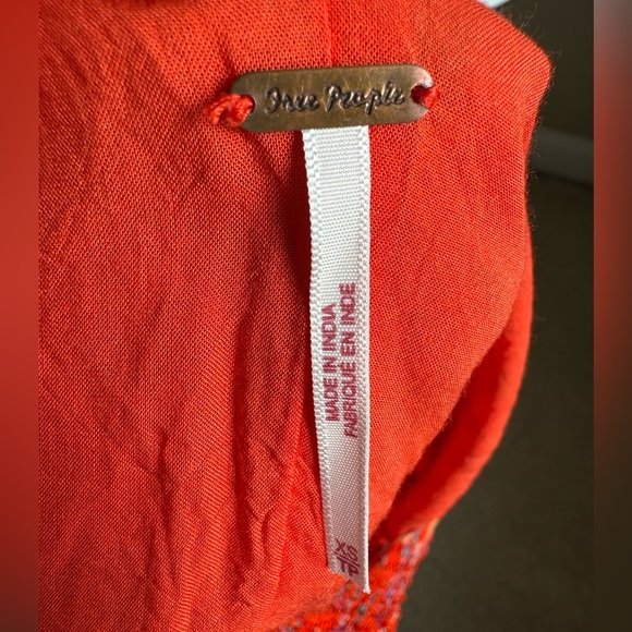 Free People Red Oh Baby Tunic Dress in Excellent Condition - Picture 6 of 10